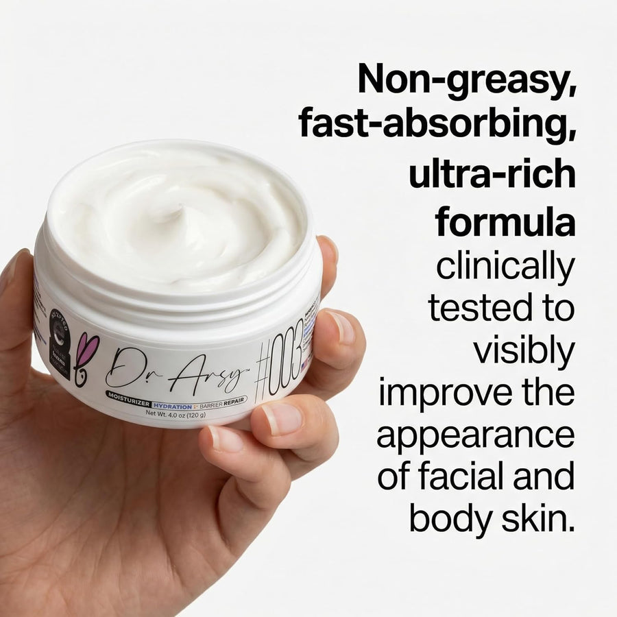 Moisturizer for repairing damaged skin barrier and dryness