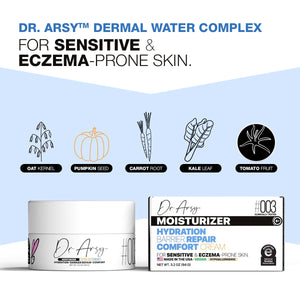 Dr. Arsy skincare product for sensitive & eczema-prone skin hydration barrier repair