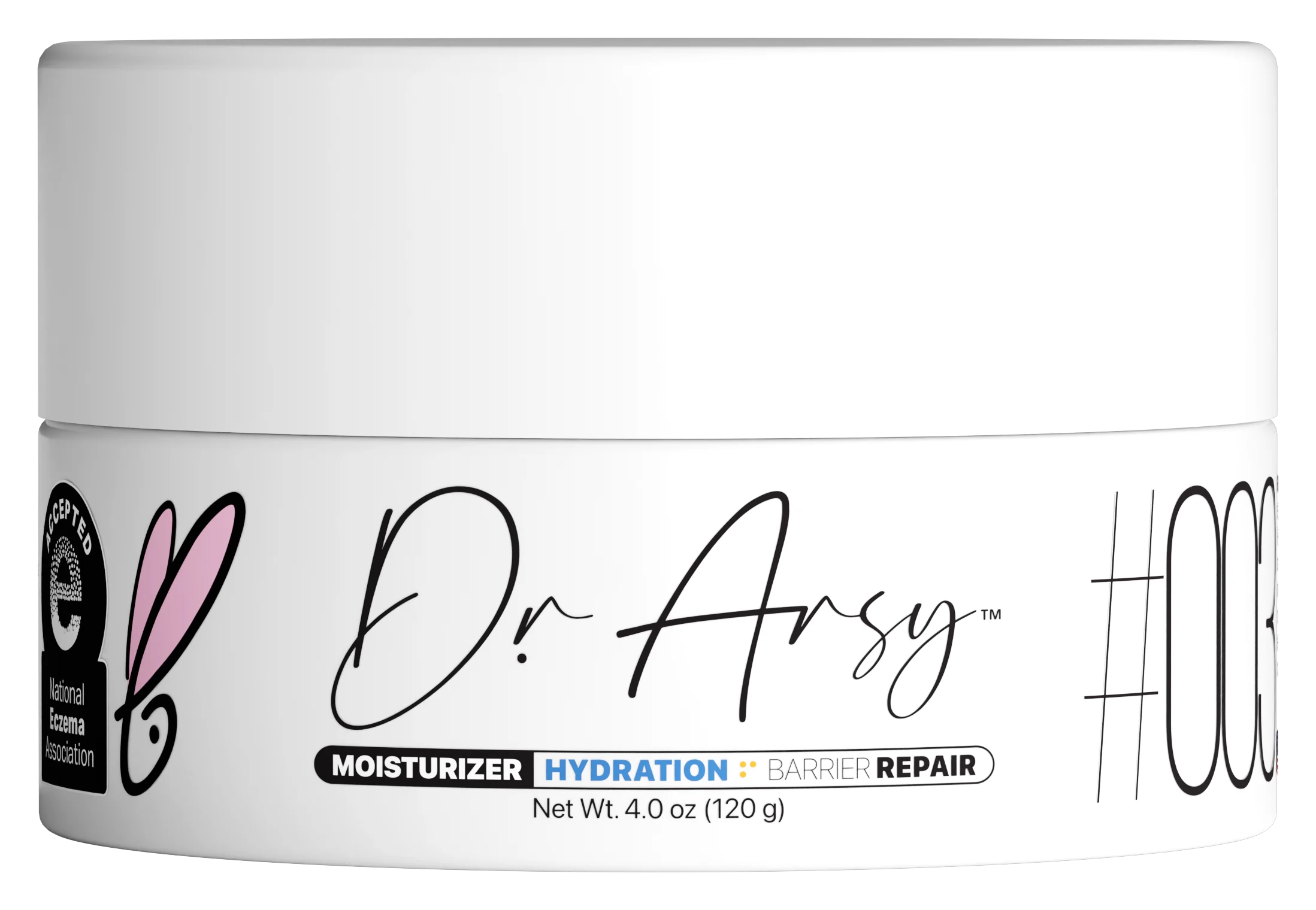 Dr. Arsy Moisturizer #003 Hydration Barrier Repair, 4.0 oz (120 g) jar